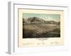 1884, Hailey Bird's Eye View, Idaho, United States-null-Framed Giclee Print