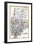 1884, Hancock County Map, Maine, United States-null-Framed Giclee Print