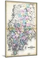 1884, Hancock County Map, Maine, United States-null-Mounted Giclee Print