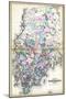 1884, Hancock County Map, Maine, United States-null-Mounted Giclee Print