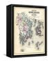 1884, Knox County Map, Maine, United States-null-Framed Stretched Canvas