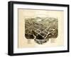 1884, Lyndonville Bird's Eye View, Vermont, United States-null-Framed Giclee Print