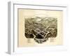 1884, Lyndonville Bird's Eye View, Vermont, United States-null-Framed Giclee Print