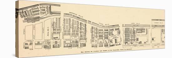 1884, Manchester Map of Mills and Corps, New Hampshire, United States-null-Stretched Canvas