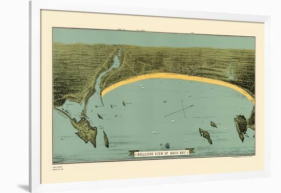 1884, Saco Bay, Maine-null-Framed Giclee Print