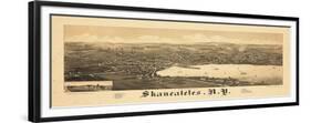 1884, Skaneateles 1884 Bird's Eye View, New York, United States-null-Framed Premium Giclee Print