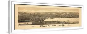 1884, Skaneateles 1884 Bird's Eye View, New York, United States-null-Framed Premium Giclee Print