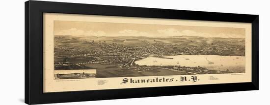 1884, Skaneateles 1884 Bird's Eye View, New York, United States-null-Framed Premium Giclee Print