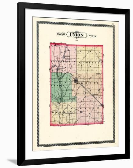 1884, Union County, Indiana, United States-null-Framed Giclee Print