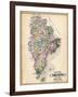 1884, York County Map, Maine, United States-null-Framed Giclee Print