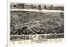 1885, Birmingham Bird's Eye View, Alabama, United States-null-Framed Giclee Print