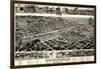 1885, Birmingham Bird's Eye View, Alabama, United States-null-Framed Giclee Print