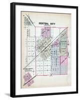 1885, Central City, Silver Creek, Nebraska, United States-null-Framed Giclee Print