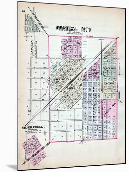 1885, Central City, Silver Creek, Nebraska, United States-null-Mounted Giclee Print