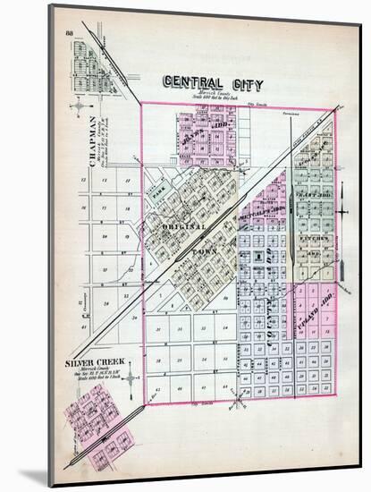 1885, Central City, Silver Creek, Nebraska, United States-null-Mounted Giclee Print