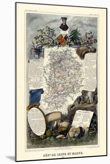 1885, France, Wine Regions of France - North-null-Mounted Giclee Print