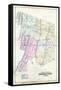 1885, Frederick County Outline Map, Virginia, United States-null-Framed Stretched Canvas