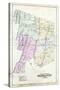 1885, Frederick County Outline Map, Virginia, United States-null-Stretched Canvas