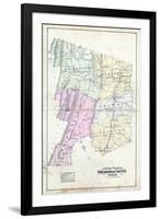 1885, Frederick County Outline Map, Virginia, United States-null-Framed Giclee Print