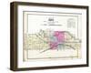 1885, Linn and the City of Marshalltown, Iowa, United States-null-Framed Giclee Print