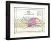 1885, Linn and the City of Marshalltown, Iowa, United States-null-Framed Giclee Print