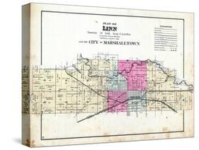 1885, Linn and the City of Marshalltown, Iowa, United States-null-Stretched Canvas