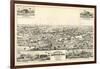 1885, Longwood Bird's Eye View, Florida, United States-null-Framed Giclee Print