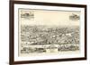 1885, Longwood Bird's Eye View, Florida, United States-null-Framed Giclee Print