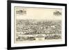 1885, Longwood Bird's Eye View, Florida, United States-null-Framed Giclee Print