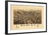 1885, Lowville 1885 Bird's Eye View, New York, United States-null-Framed Giclee Print