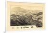 1885, Ludlow Bird's Eye View, Vermont, United States-null-Framed Giclee Print