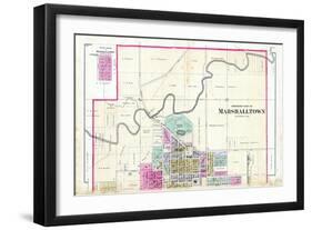 1885, Marshalltown - North, Iowa, United States-null-Framed Giclee Print