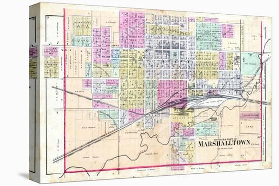 1885, Marshalltown - South, Iowa, United States-null-Stretched Canvas