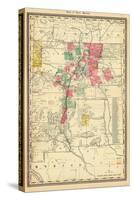 1885, New Mexico State Map, New Mexico, United States-null-Stretched Canvas