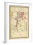 1885, New Mexico State Map, New Mexico, United States-null-Framed Giclee Print