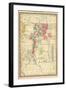 1885, New Mexico State Map, New Mexico, United States-null-Framed Giclee Print