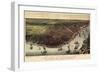 1885, New Orleans Bird's Eye View, Louisiana, United States-null-Framed Giclee Print