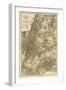 1885 NYC Map-N^ Harbick-Framed Art Print