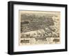 1885, Pensacola Bird's Eye View, Florida, United States-null-Framed Giclee Print