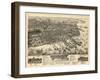 1885, Pensacola Bird's Eye View, Florida, United States-null-Framed Giclee Print