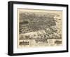 1885, Pensacola Bird's Eye View, Florida, United States-null-Framed Giclee Print