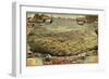 1885, Phoenix Bird's Eye View, Arizona, United States-null-Framed Giclee Print