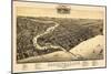 1885, Sheboygan Bird's Eye View, Wisconsin, United States-null-Mounted Giclee Print
