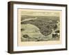 1885, Wareham Bird's Eye View, Massachusetts, United States-null-Framed Giclee Print