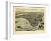 1885, Wareham Bird's Eye View, Massachusetts, United States-null-Framed Giclee Print