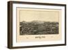 1886, Groton Bird's Eye View, Massachusetts, United States-null-Framed Giclee Print
