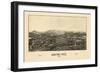 1886, Groton Bird's Eye View, Massachusetts, United States-null-Framed Giclee Print
