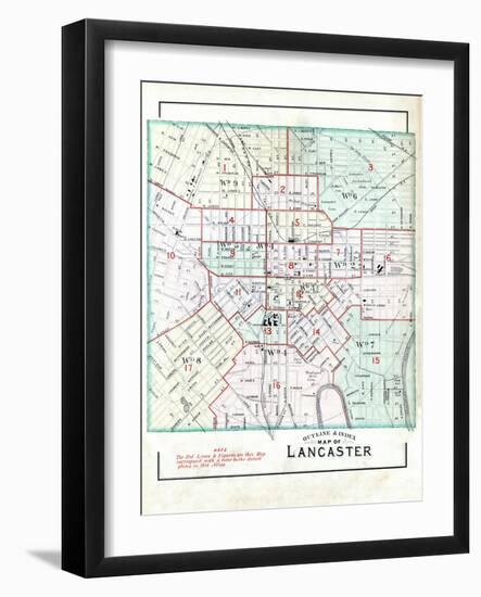 1886, Lancaster, Pennsylvania, United States-null-Framed Giclee Print