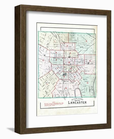 1886, Lancaster, Pennsylvania, United States-null-Framed Giclee Print