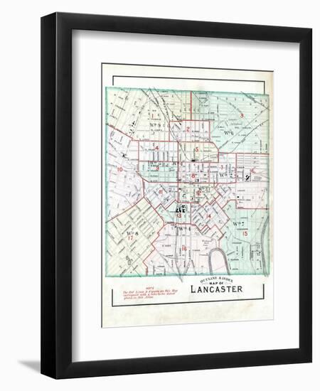 1886, Lancaster, Pennsylvania, United States-null-Framed Giclee Print